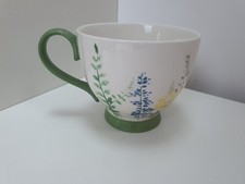 Floral Footed Tea Cup Coffee