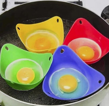 4x Silicone Egg Poacher
