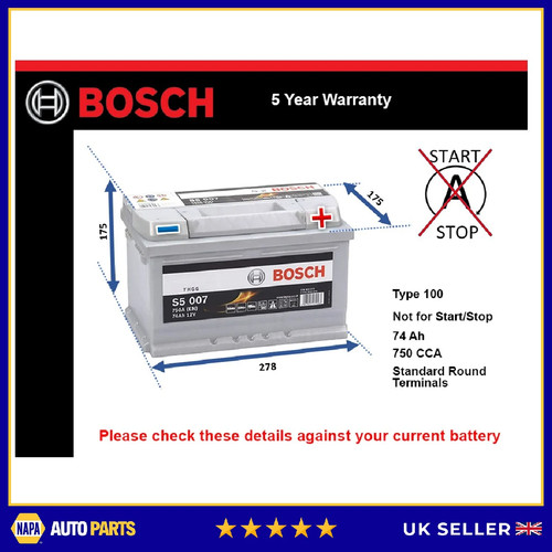 Battery fits tvr cerbera 280 - cerbera,
