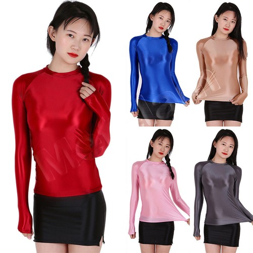 Womens shiny satin - satin, glossy