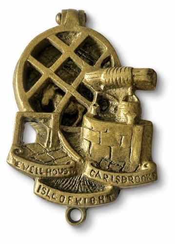 Vintage brass door knocker - brass,