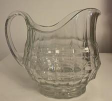 Large Clear Glass Water Jug 2