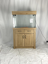Aqua One Yorkshire OakStyle 145 Fish Tank & Cabinet - ExDisplay Aquarium & LED