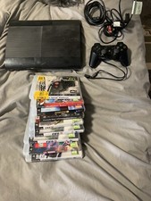 PS3 Super Slim Console, 500GB, Controller, Unboxed - With Games Bundle