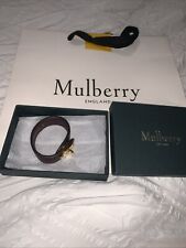 Mulberry Bayswater Bracelet Leather Small Brown Postman's Lock New Gift RRP £160