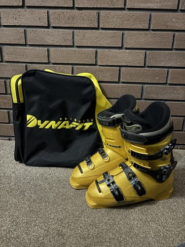 Lange yellow ski boots - -,