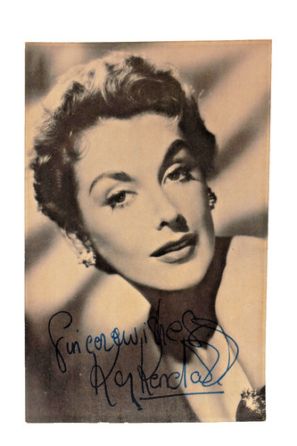 Vintage kay kendall signed - kay,