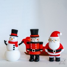 3D Printed Christmas Figures