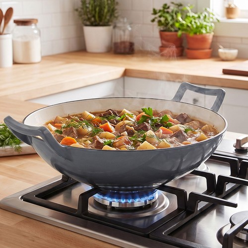 36cm non stick wok cast - stick,