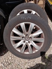 SET4 17" VW TIGUAN 7J 5X112 ALLOY WHEELS 5N0601025M CADDY GOLF PASSAT GENUINE 29