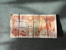 Central Bank Of Cyprus 1989 50 Cent Banknote