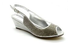 Womens Ladies Peeptoe Wedge