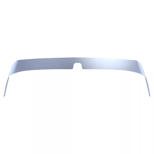 Stainless steel hood shield - steel,