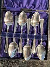 Boxed Set of 6 Silver Plated