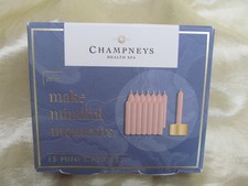 Champneys Spa Calm Mindful Moments Candles 15 x 20 Minute Burn Time Travel Hols