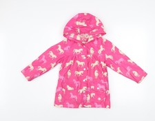 Hatley Girls Pink Horse Print