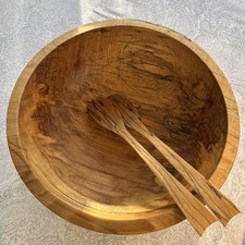 Spalted Beech Wood Salad Bowl