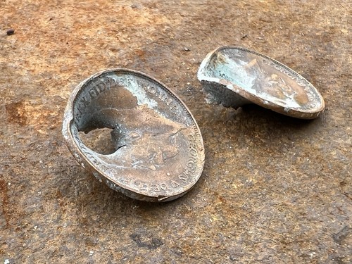 Pair ww1 trench art - pair,