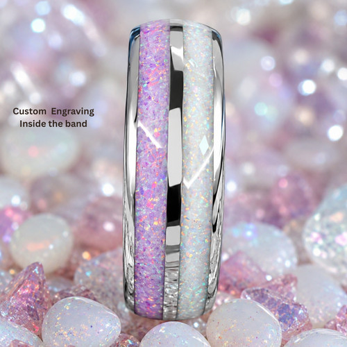 8mm pink white - pink, &