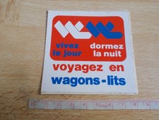 TRAVEL IN SLEEPING CAR sticker