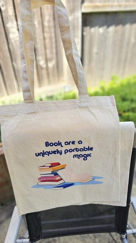 Book lovers tote bag - book, funny