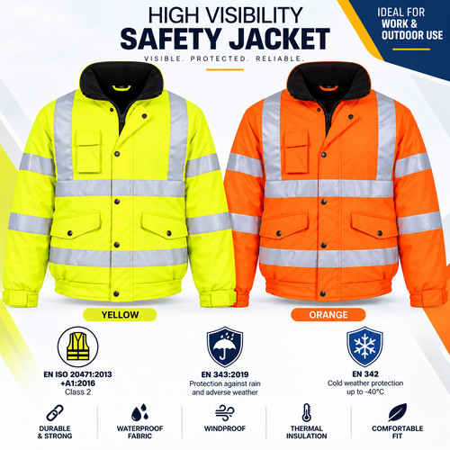 Vis jacket waterproof - vis,