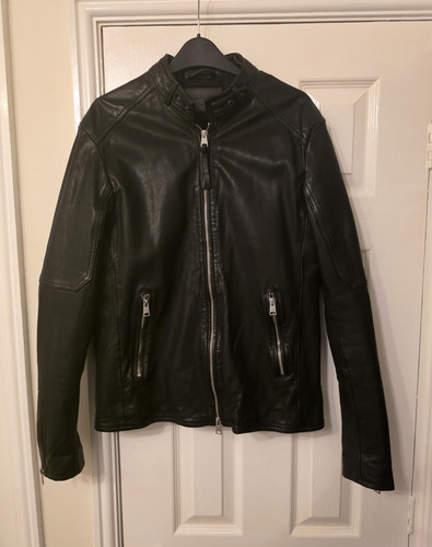Allsaints men black leather - allsaints, men's