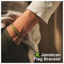 Jamaica String Bracelet Flag