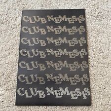 Club Nemesis Durham OX Derbyshire 1991 Rave Flyer A5 Fold Line