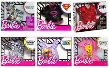 Barbie Fashions - Peanuts, Hello Kitty.. (set of 6)  doll outfit, clothes, dress