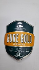 Woodford Bure Gold Golden Ale Beer Pump Clip