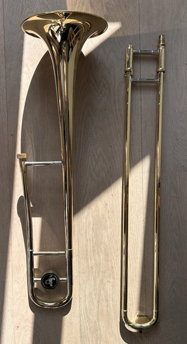 Gold tenor slide - bb,