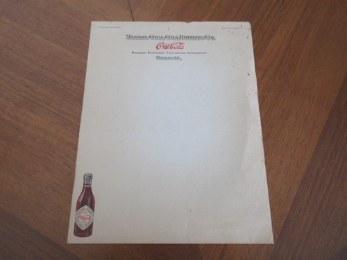 Coca cola stationery - coca-cola, marion