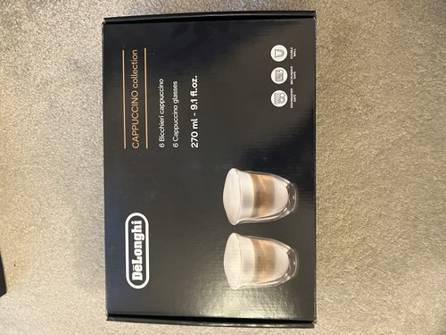 Delonghi cappuccino cups - 6x,
