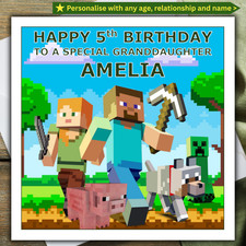 MINECRAFT personalised
