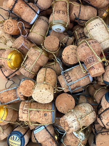 Used champagne style corks - used,