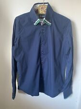 7 Camicie Mens Shirt Navy Size XL Sk2436