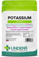 Lindens Potassium 200mg