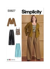 SIMPLICITY 9827 WOMENS PANTS