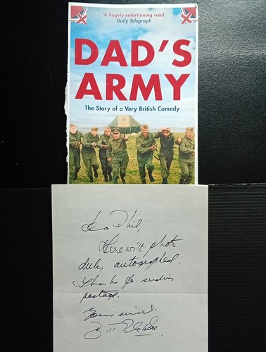 Bill pertwee signed - bill,