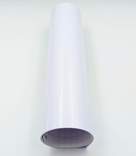 Gloss cool white self - white, adhesive