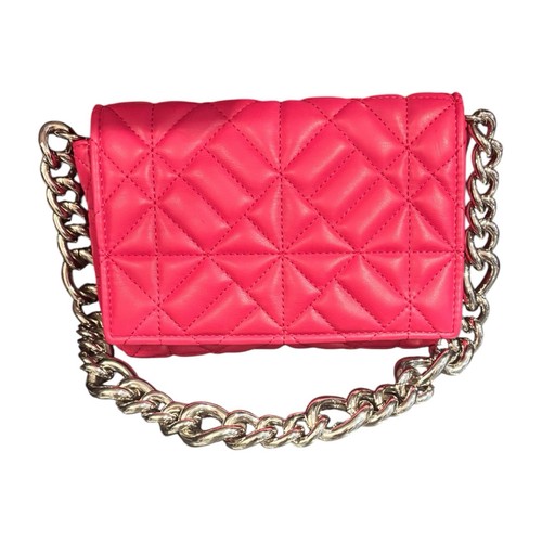Zara bright pink quilted faux - bright,