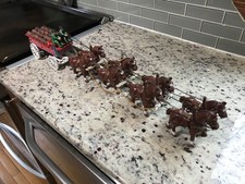 Vintage Cast Iron Metal Horse