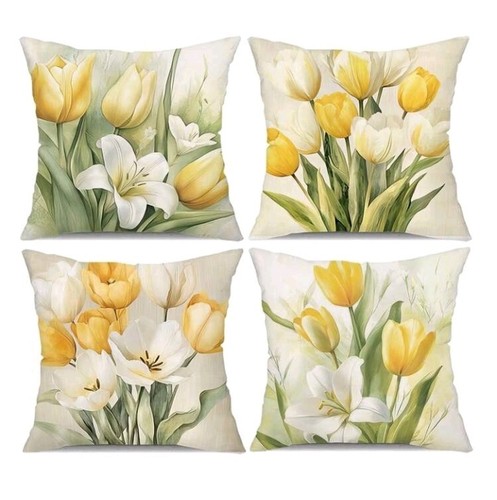 Beautiful set yellow - beautiful, tulip