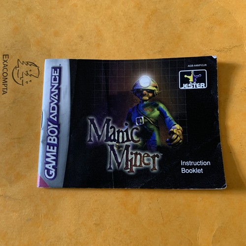 Manic miner gba - manic, gameboy