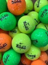 NIKE MOJO GOLF BALLS ORANGE / YELLOW / GREEN /BLUE  PEARL-GRADE A BALLS  20 PACK