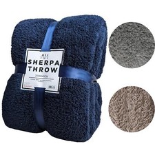 Teddy Fleece Throw Blanket