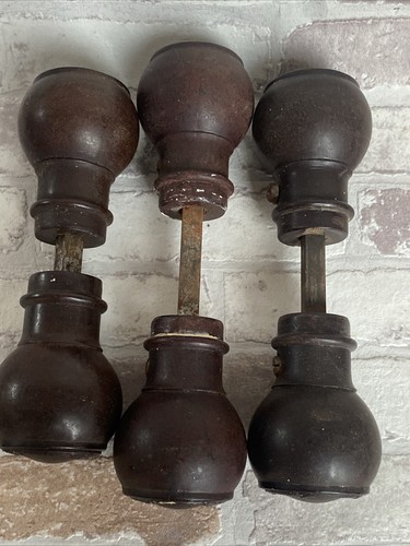 Vintage bakelite door handles - bakelite,