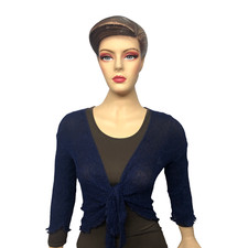 New Womens Tie Up Open Front