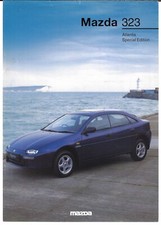 Mazda 323 F Atlantis 1.5 Limited Edition 1995-96 UK Market Single Sheet Brochure